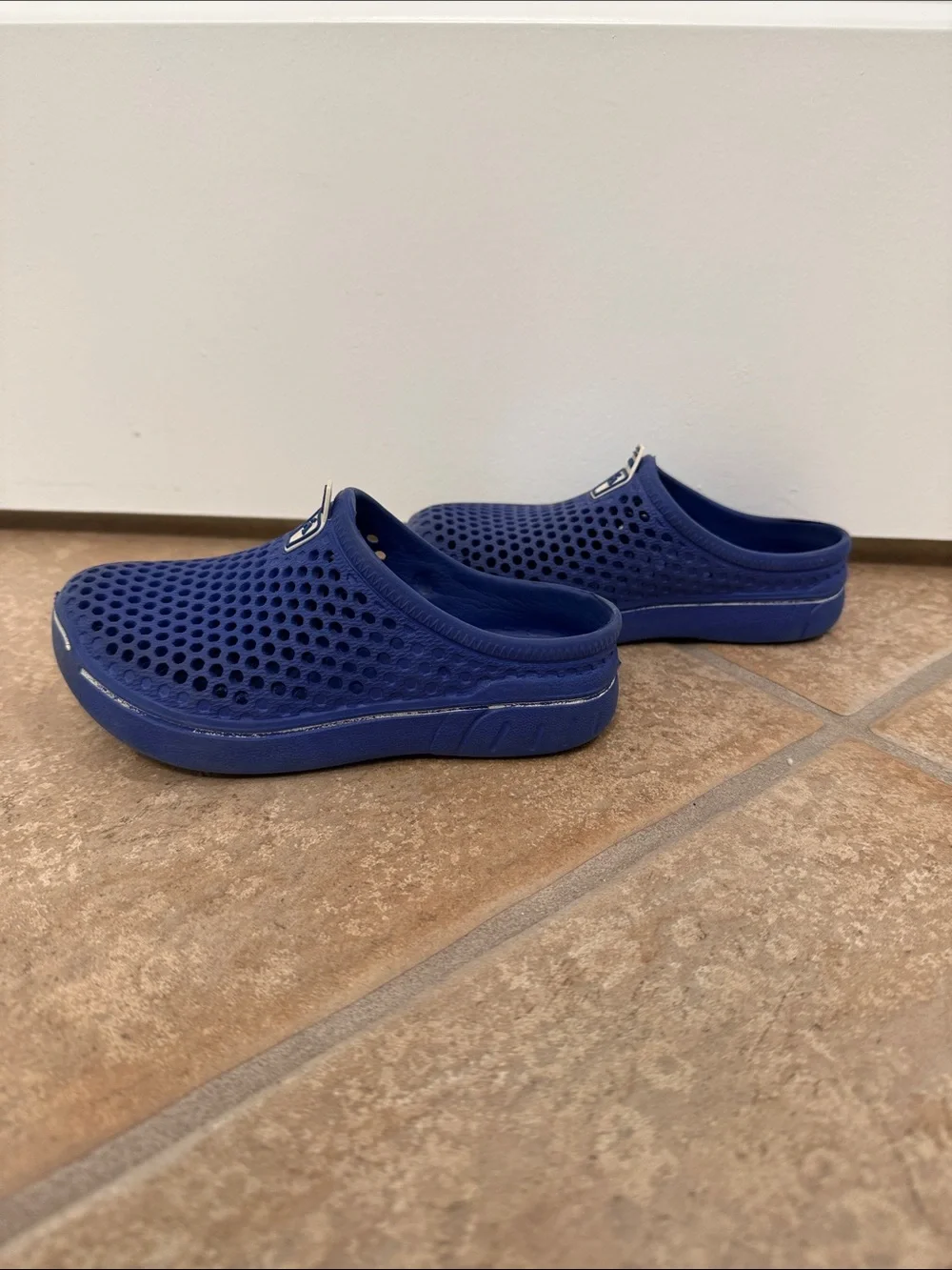Kids Blue Slip-On Clogs